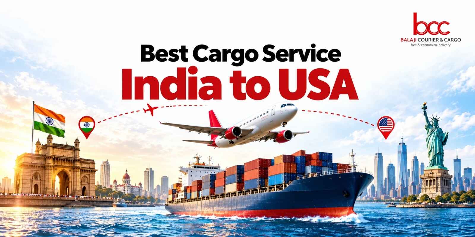 Best Cargo Service India to USA