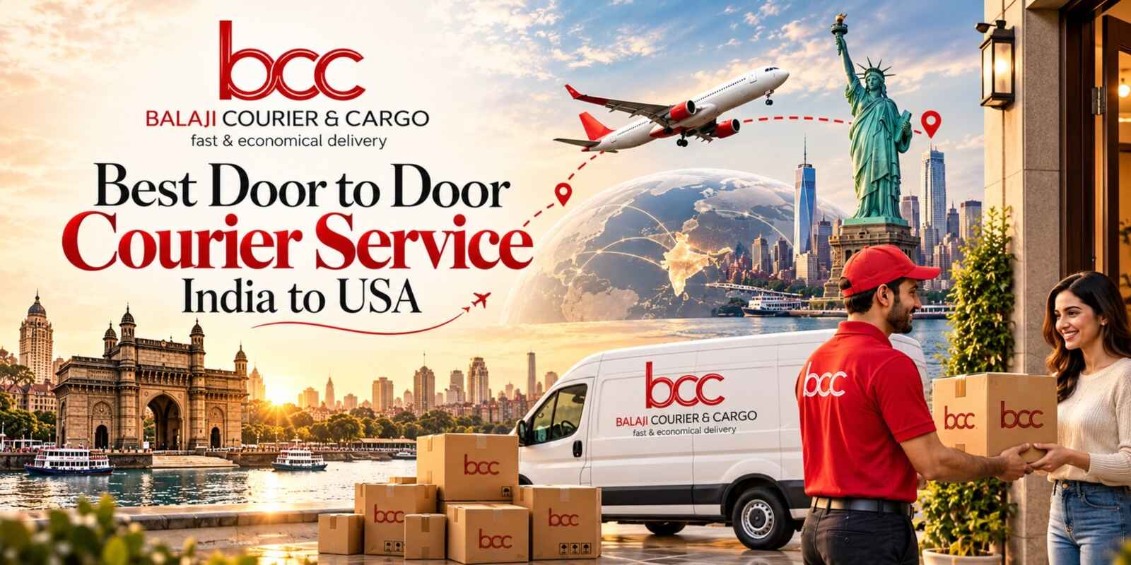 Best Door to Door Courier Service India to USA