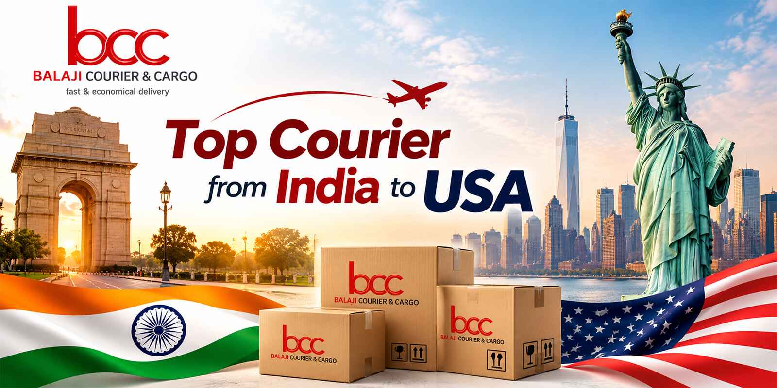 Top Courier From India to USA